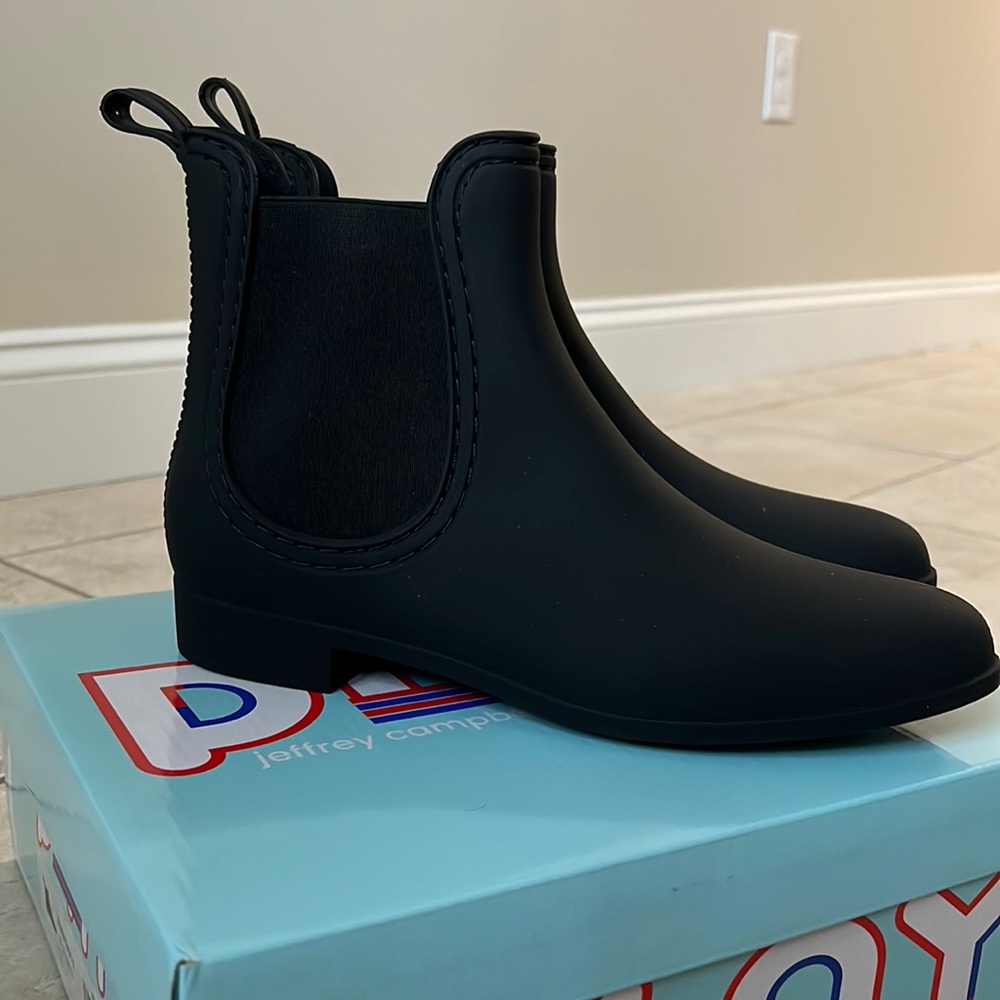Womens rubber Chelsea boot